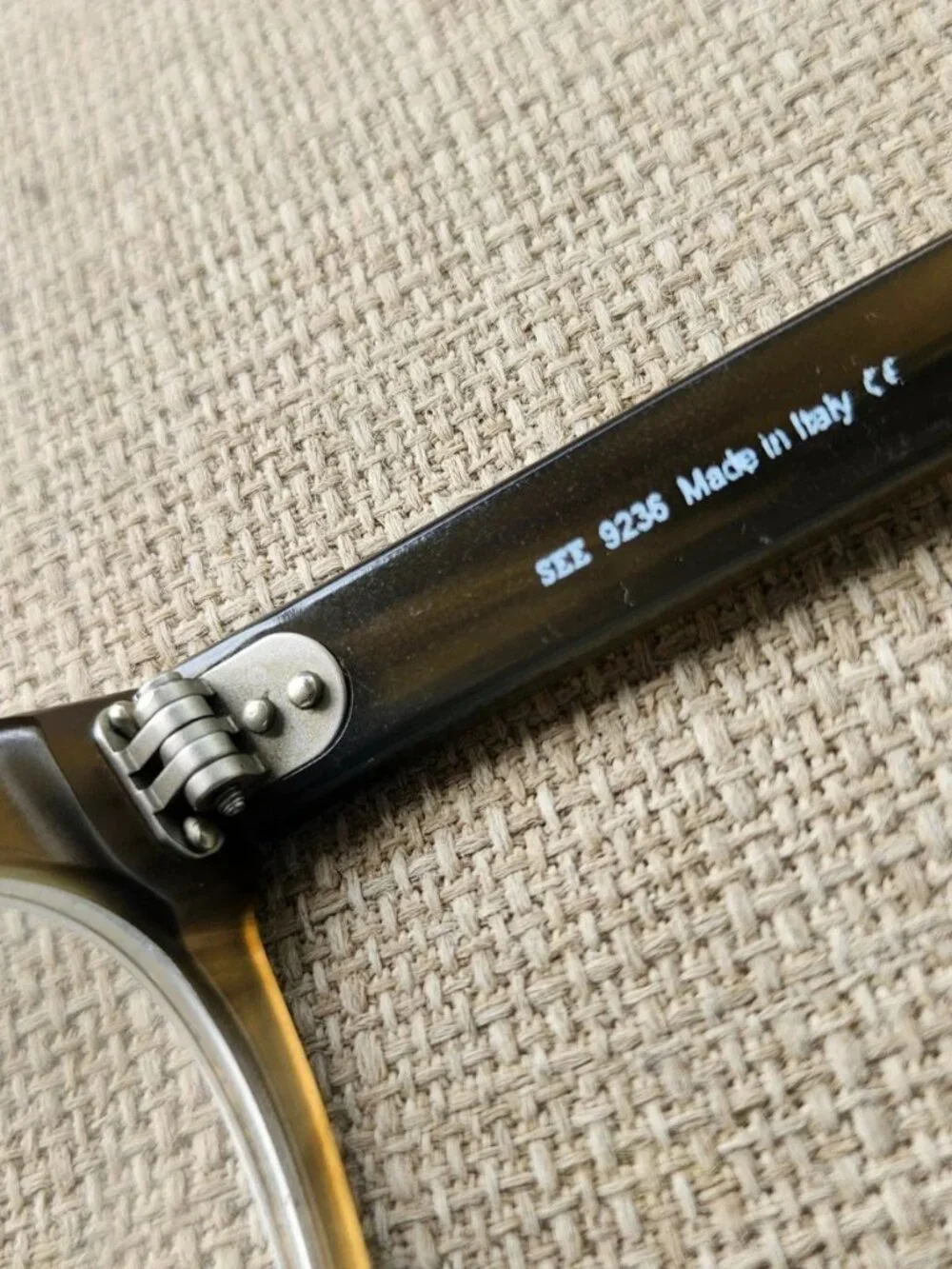 Vintage SEE Eyeglasses Frame Brown 9236 Cat Eye Eyewear Glasses Made in Italy